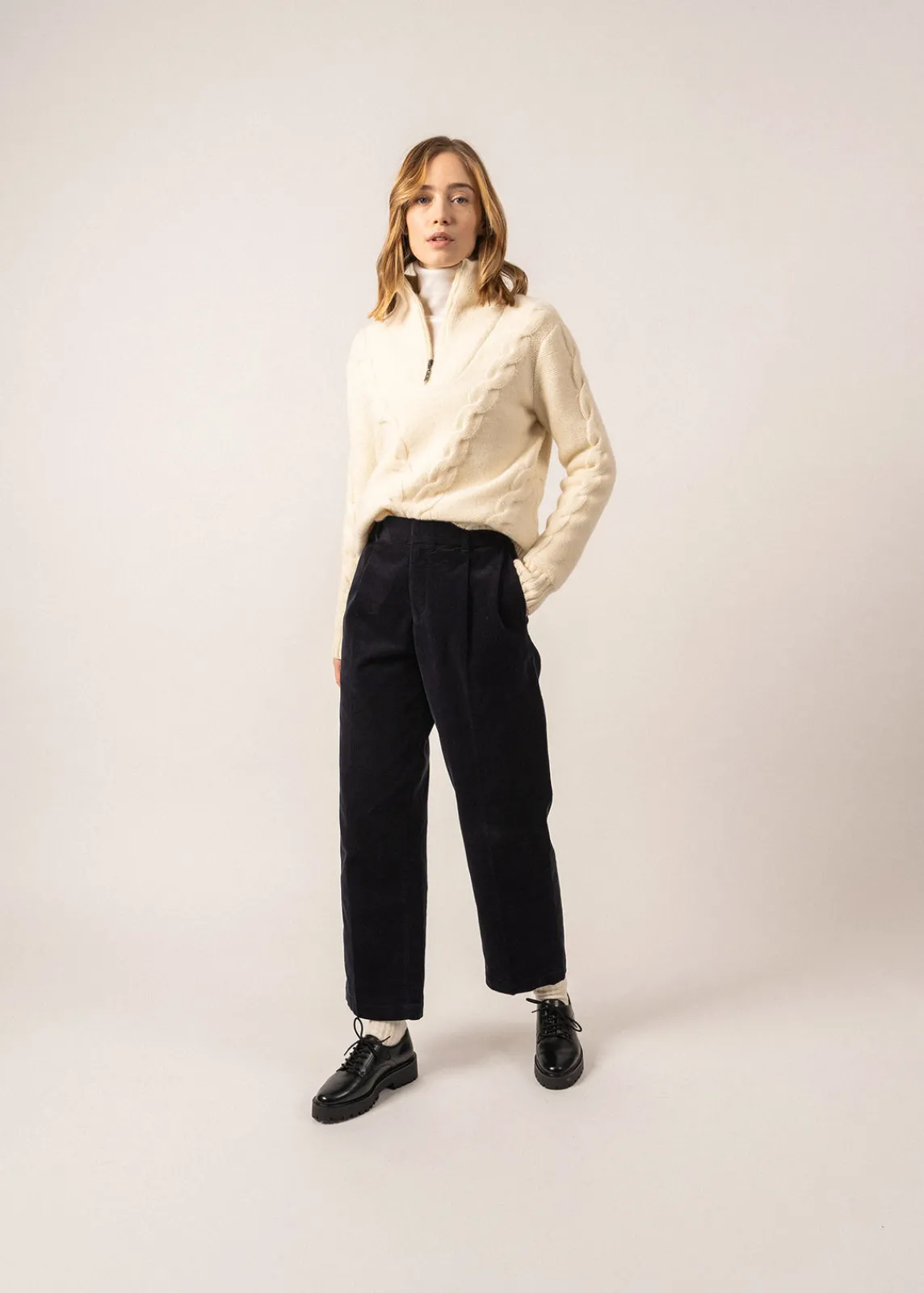 Saint James Jumpers, Cardigans, Jackets*Aberdeen Truck-collar Jumper Ecume