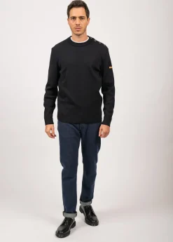 Saint James Trousers & Shorts*Alphonse Mérinos straight jeans Marine