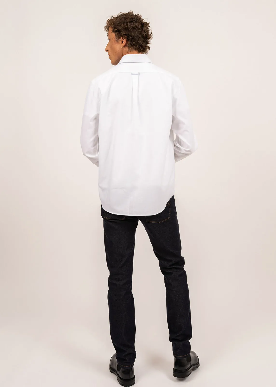 Saint James Shirts*Amboise long sleeve shirt Blanc