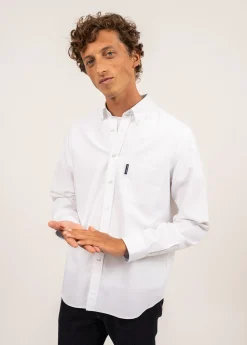 Saint James Shirts*Amboise long sleeve shirt Blanc