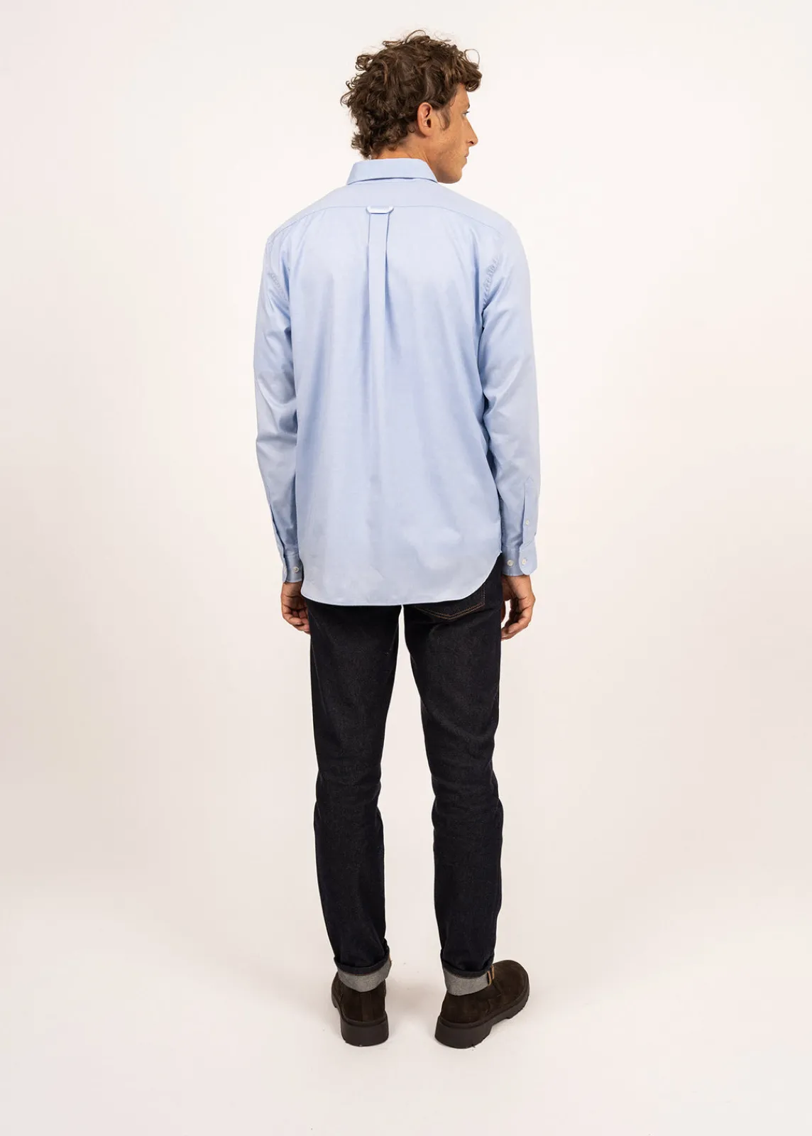 Saint James Shirts*Amboise long sleeve shirt Ciel