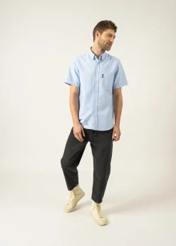 Saint James Shirts*Amboise short sleeve shirt Ciel