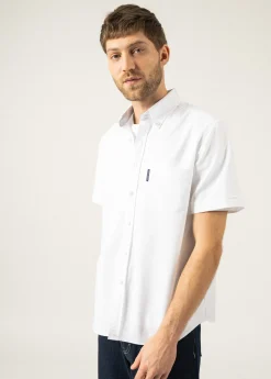 Saint James Shirts*Amboise short sleeve shirt Blanc