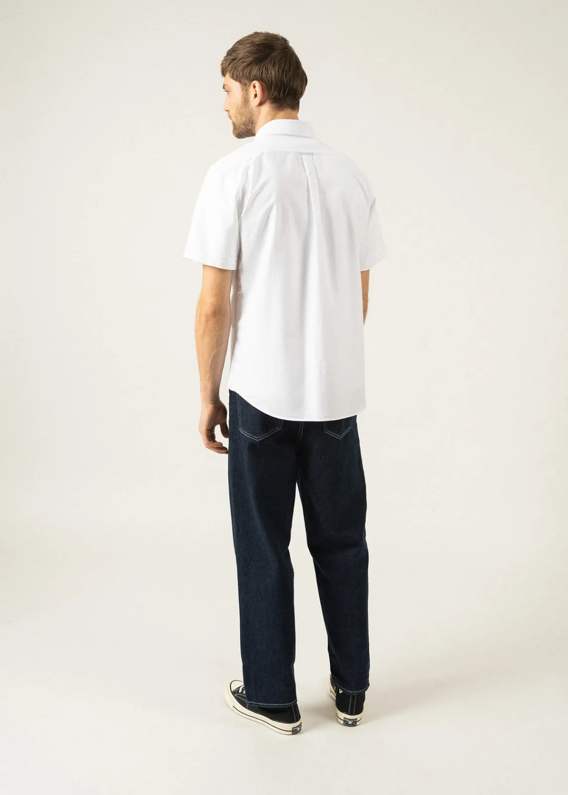 Saint James Shirts*Amboise short sleeve shirt Blanc