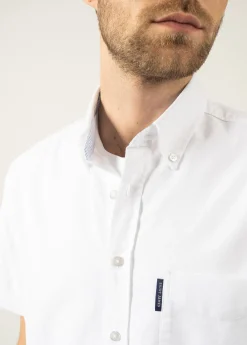 Saint James Shirts*Amboise short sleeve shirt Blanc