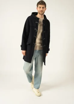 Saint James Coats*Antarctique classic duffle-coat Navy
