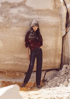 Saint James Trousers & Shorts*Apolline Mérinos straight jeans Marine