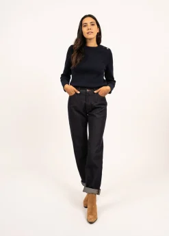 Saint James Trousers & Shorts*Apolline Mérinos straight jeans Marine