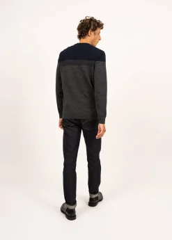 Saint James Sailor Jumpers|Sailor Jumpers*Aquitaine sailor jumper Gris/marine