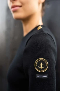 Saint James Sailor Jumpers|Sailor Jumpers*Astrolabe plain sailor jumper Noir