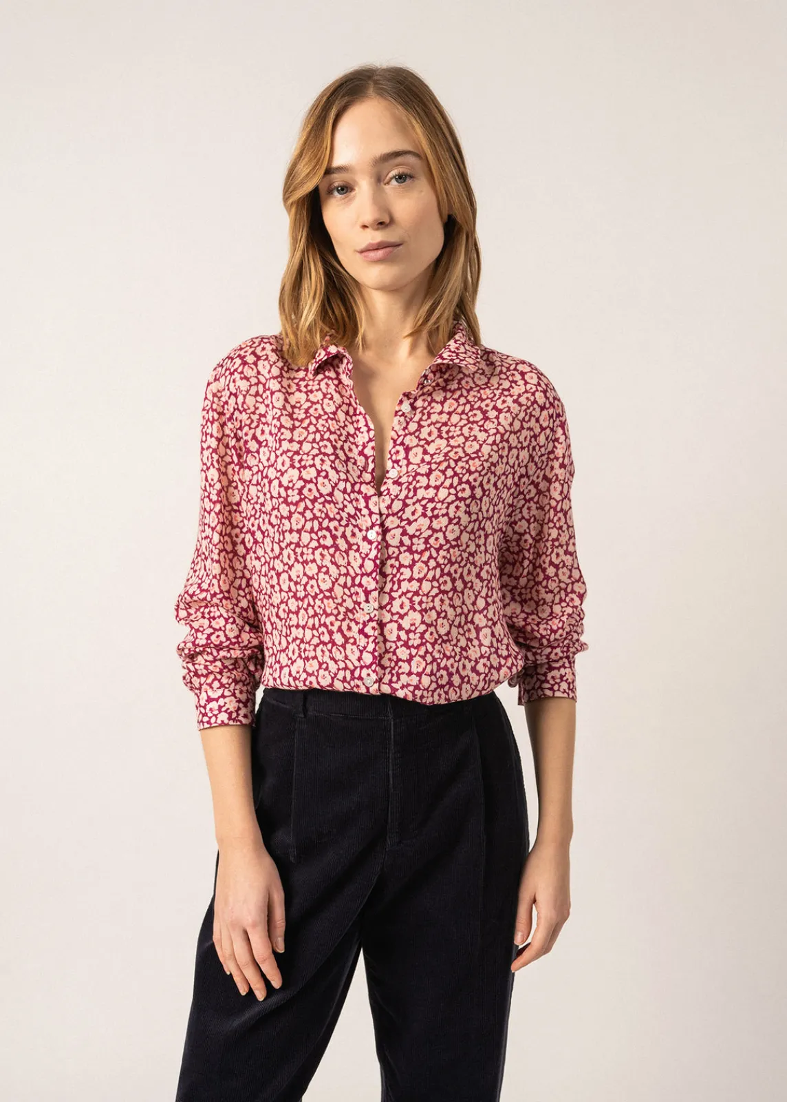 Saint James Shirts & Blouses*Aude Printed Shirt Rendez-vous