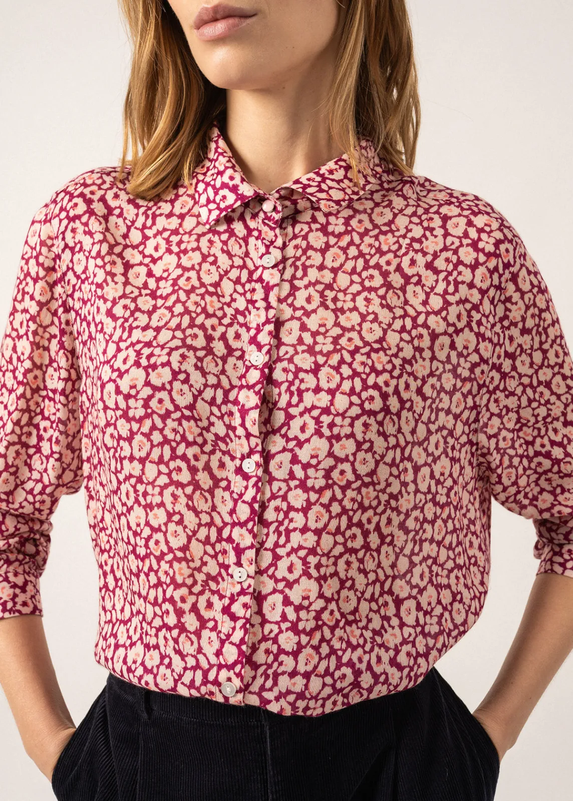 Saint James Shirts & Blouses*Aude Printed Shirt Rendez-vous