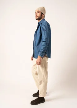 Saint James Shirts*Ayden Lightweight Shirt Denim