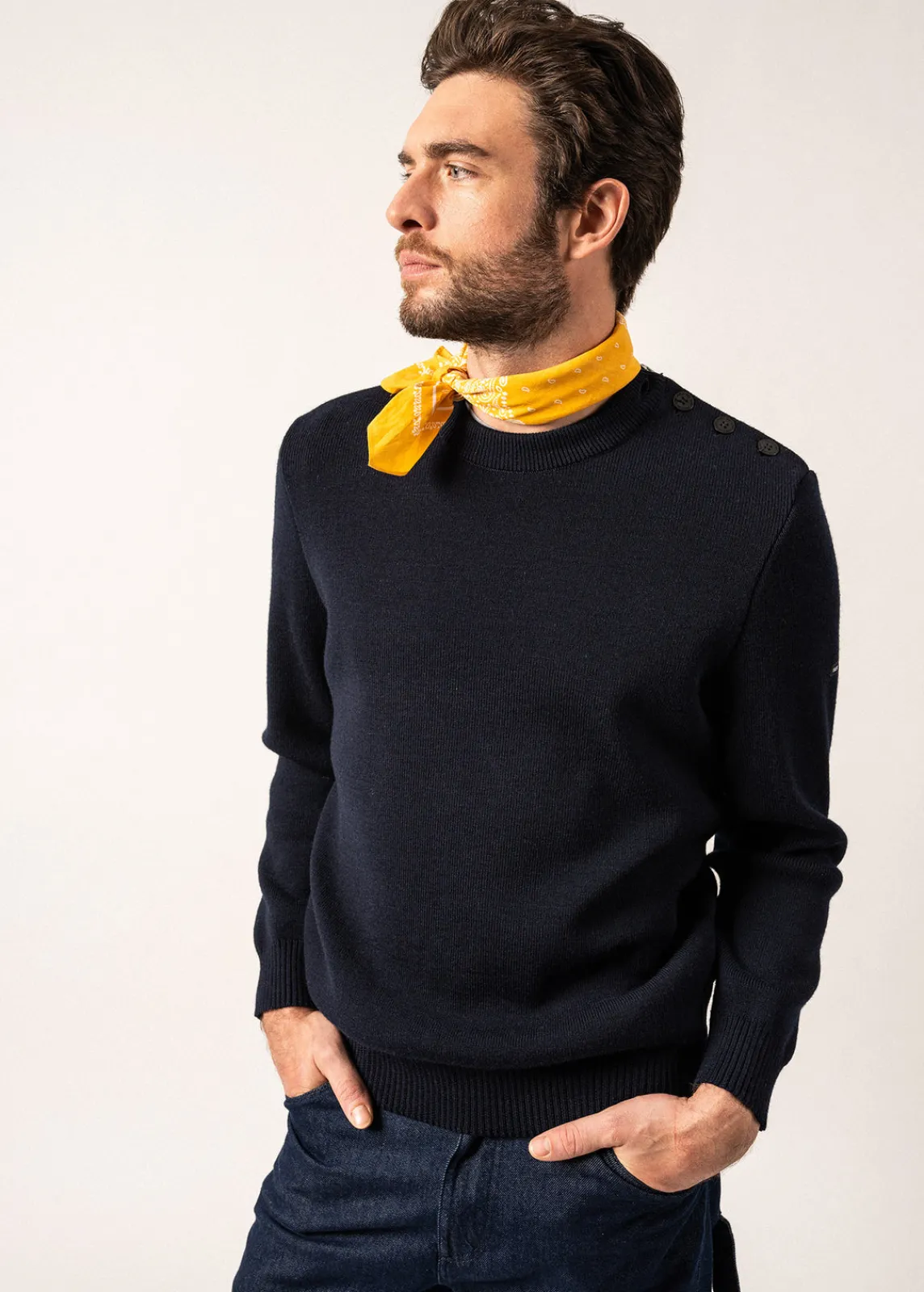 Saint James Scarves*Bandana scarf Ambre