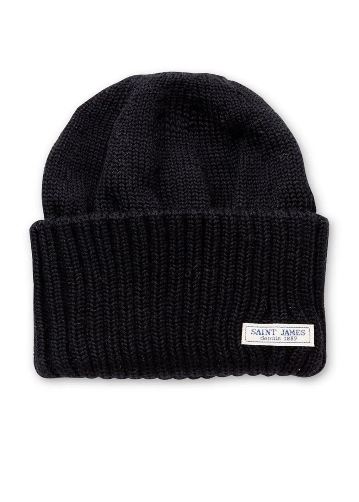 Saint James Hats & Beanies*Barbaresque turn-up hat Noir