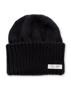 Saint James Accessories*Barbaresque turn-up hat Noir