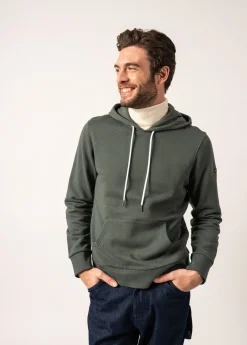 Saint James Jumpers & Cardigans*Benji hooded sweatshirt Vegetal