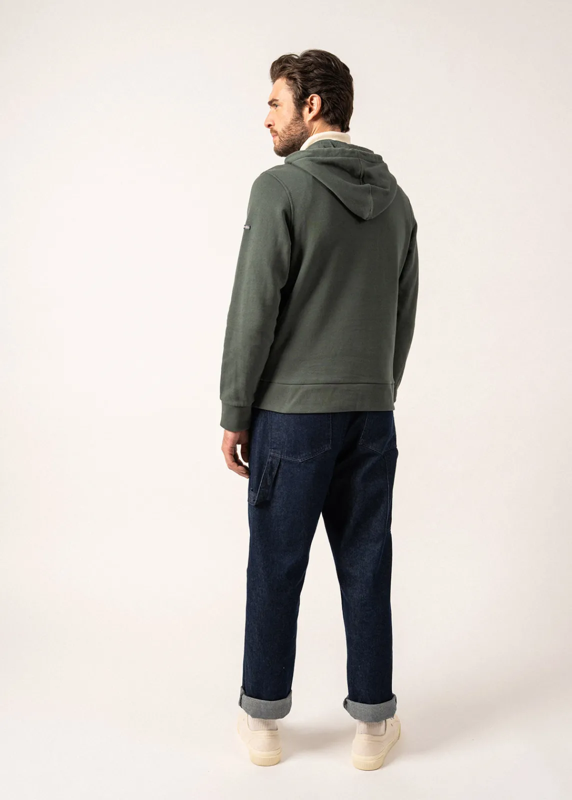 Saint James Jumpers & Cardigans*Benji hooded sweatshirt Vegetal