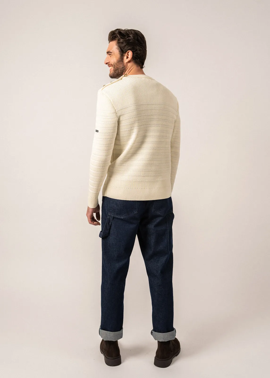 Saint James Sailor Jumpers|Sailor Jumpers*Binic Cap Striped Sailor Jumper Ecume