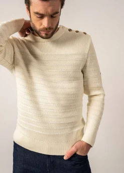 Saint James Sailor Jumpers|Sailor Jumpers*Binic Cap Striped Sailor Jumper Ecume