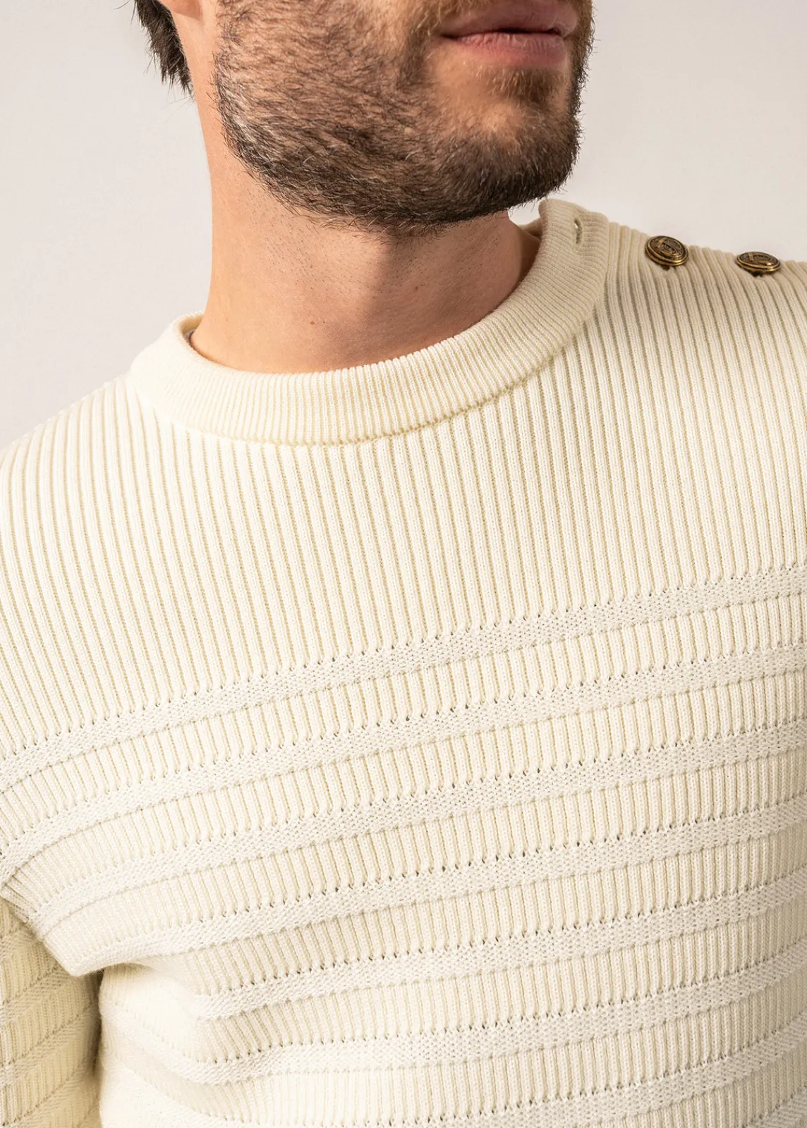 Saint James Sailor Jumpers|Sailor Jumpers*Binic Cap Striped Sailor Jumper Ecume