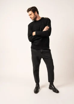 Saint James Sailor Jumpers|Sailor Jumpers*Binic Cap Striped Sailor Jumper Noir