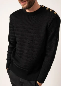 Saint James Sailor Jumpers|Sailor Jumpers*Binic Cap Striped Sailor Jumper Noir