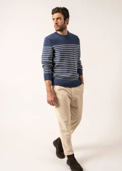 Saint James Sailor Jumpers|Sailor Jumpers*Binic striped sailor jumper Jean/ecru/marine