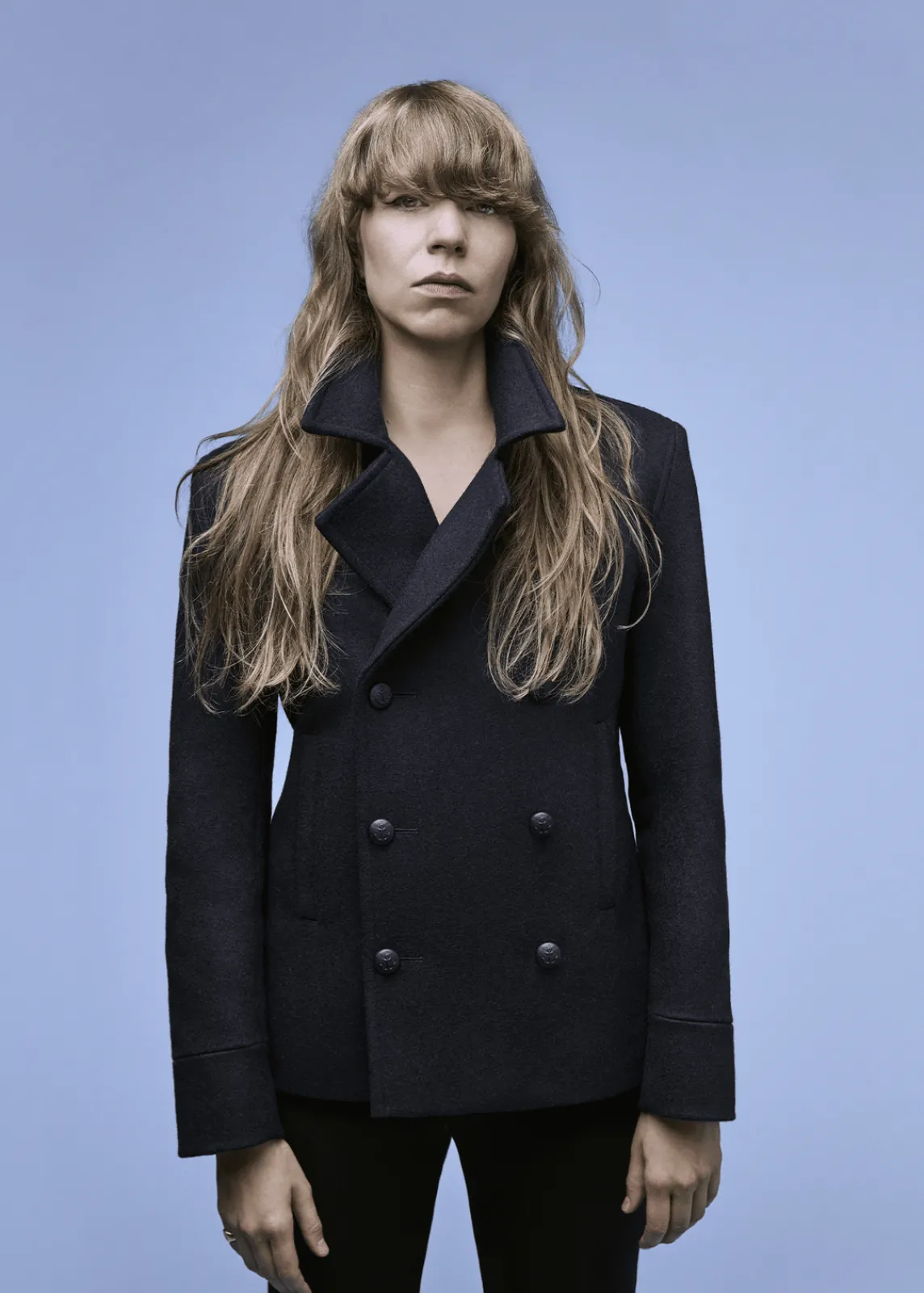 Saint James Coats & Peacoats*Bleu Comme Toi wool cloth peacoat Navy