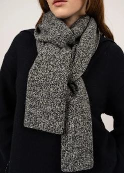Saint James Scarves*Bréauté wool scarf Navy/ecru