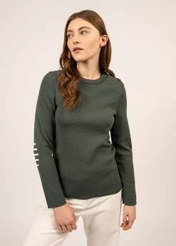 Saint James Sailor Jumpers|Sailor Jumpers*Bregançon plain sailor jumper Vegetal
