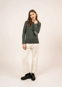 Saint James Sailor Jumpers|Sailor Jumpers*Bregançon plain sailor jumper Vegetal