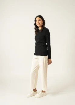 Saint James Sailor Jumpers|Sailor Jumpers*Bregançon plain sailor jumper Noir