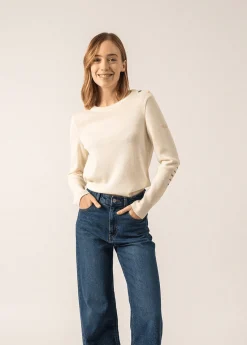 Saint James Sailor Jumpers|Sailor Jumpers*Bregançon plain sailor jumper Ecume