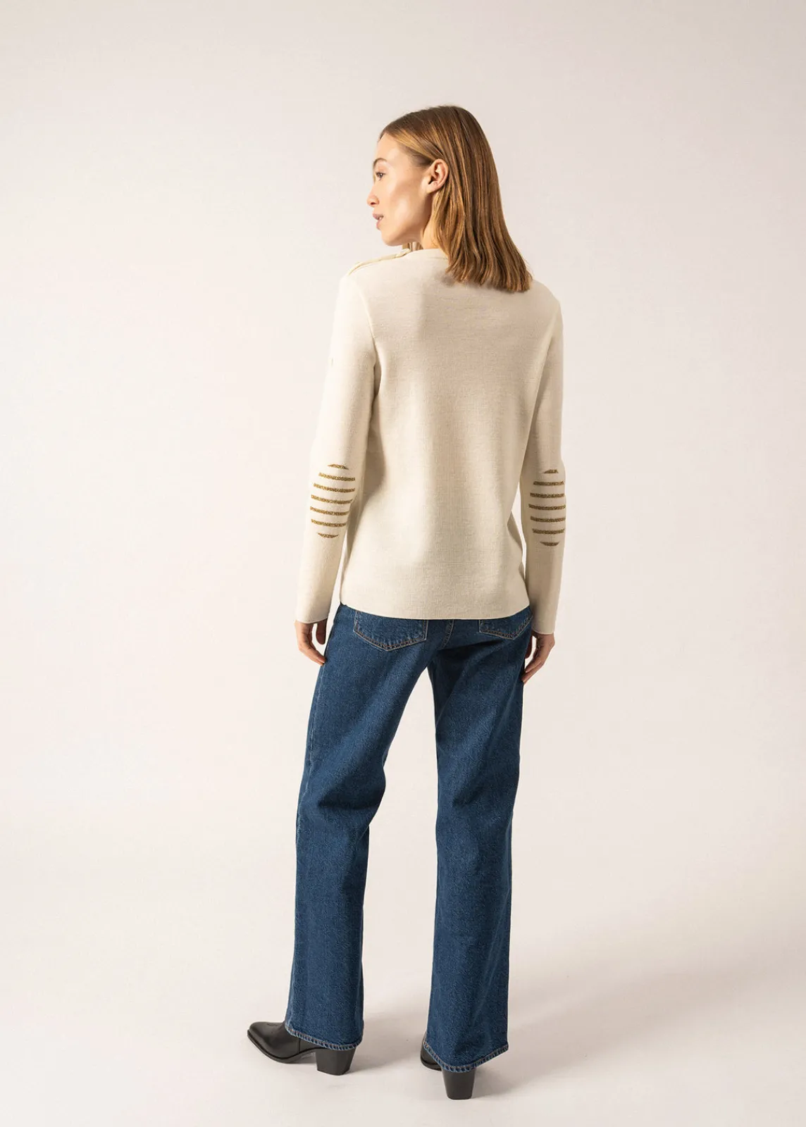 Saint James Sailor Jumpers|Sailor Jumpers*Bregançon plain sailor jumper Ecume