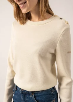 Saint James Sailor Jumpers|Sailor Jumpers*Bregançon plain sailor jumper Ecume