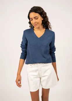Saint James Jumpers, Cardigans, Jackets*Brehat V neck jumper Jean