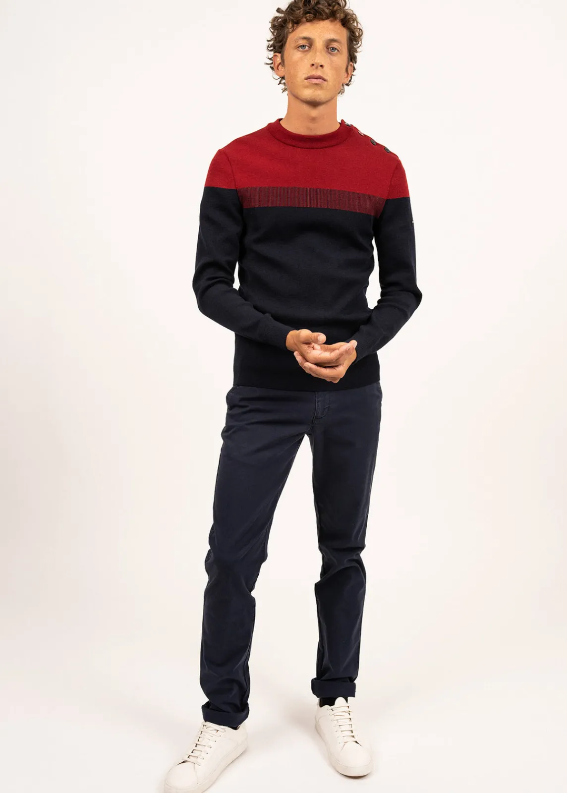 Saint James Sailor Jumpers|Sailor Jumpers*Bretagne sailor jumper Marine/persan