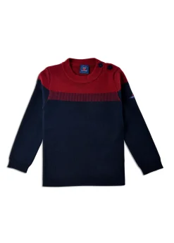 Saint James Sailor Jumpers*Bretagne sailor jumper for kids Marine/persan