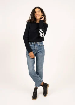 Saint James Sailor Jumpers|Sailor Jumpers*Brégançon Bretagne jumper Navy/multico