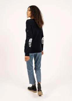 Saint James Sailor Jumpers|Sailor Jumpers*Brégançon Bretagne jumper Navy/multico
