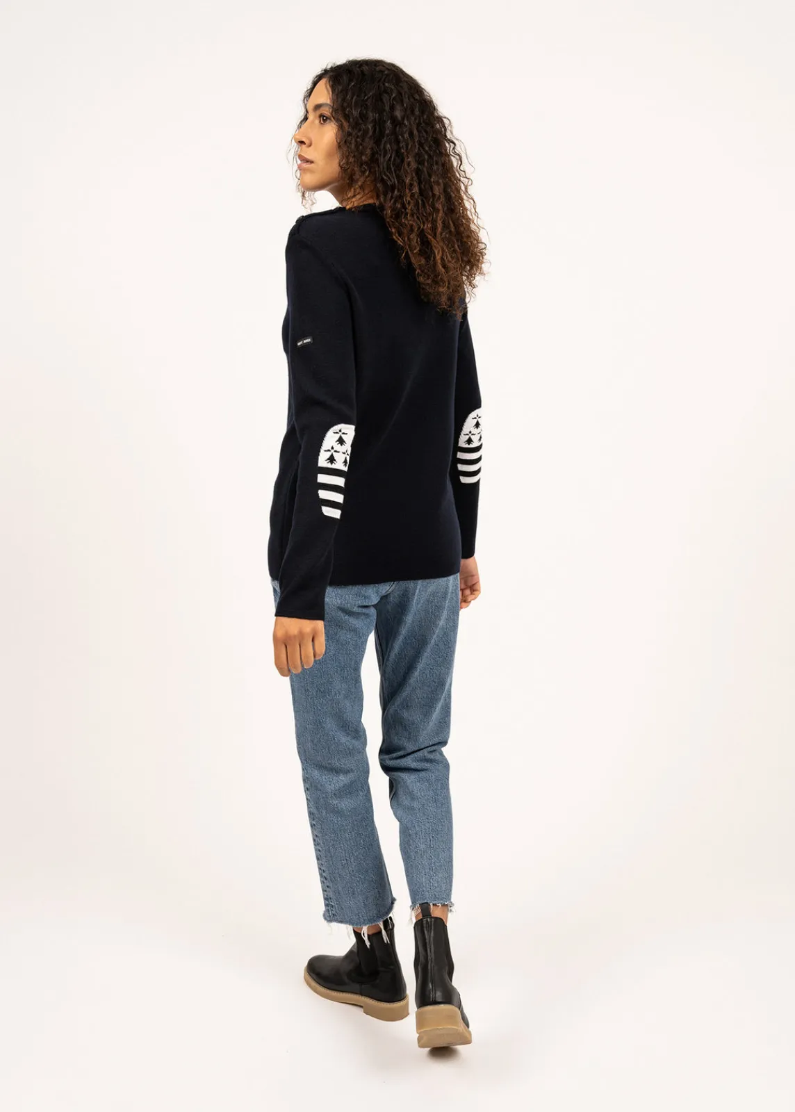 Saint James Sailor Jumpers|Sailor Jumpers*Brégançon Bretagne jumper Navy/multico