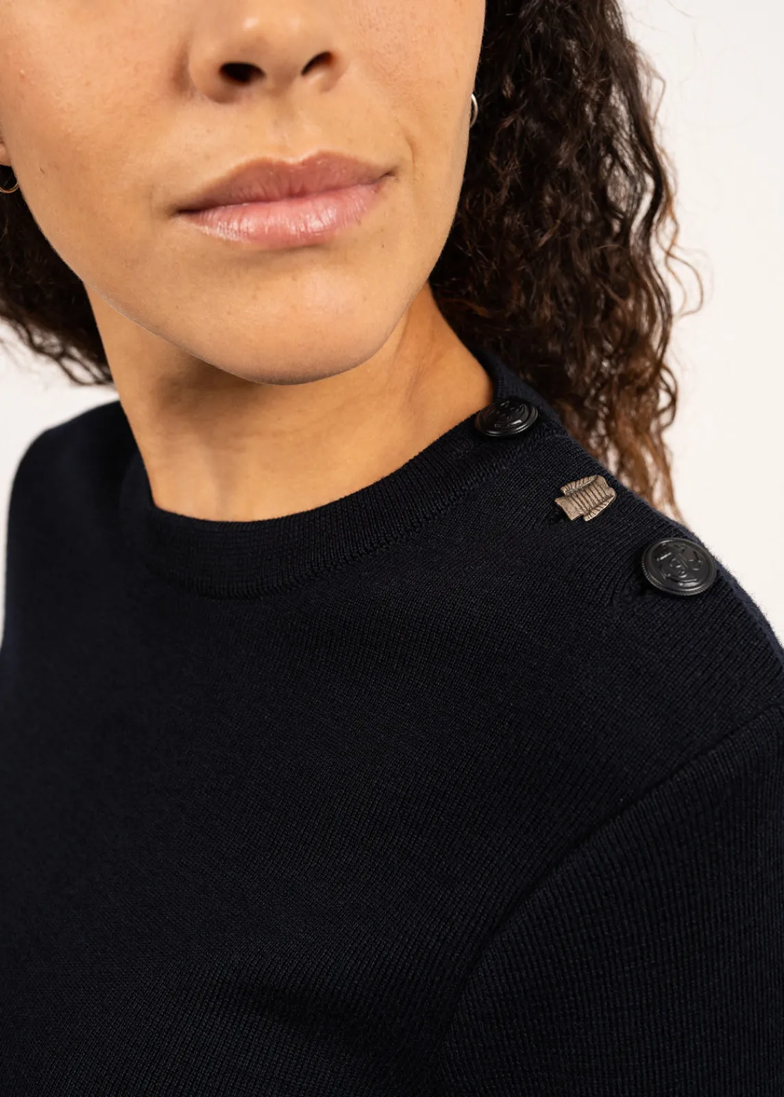 Saint James Sailor Jumpers|Sailor Jumpers*Brégançon Bretagne jumper Navy/multico