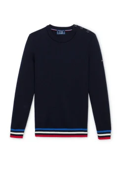 Saint James Sailor Jumpers|Sailor Jumpers*Brégançon sailor jumper Navy