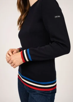 Saint James Sailor Jumpers|Sailor Jumpers*Brégançon sailor jumper Navy