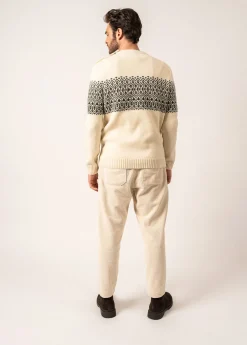 Saint James Sailor Jumpers|Sailor Jumpers*Cancale Escapade Sailor Jumper Ecume/vegetal