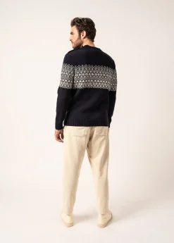 Saint James Sailor Jumpers|Sailor Jumpers*Cancale Escapade Sailor Jumper Navy/ecume