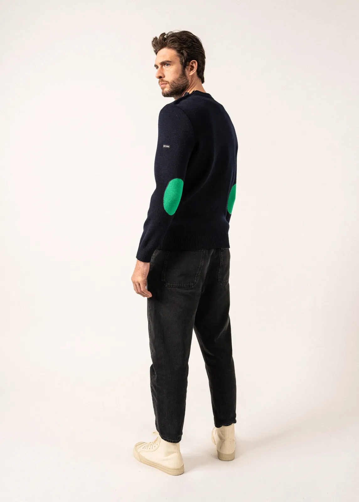 Saint James Sailor Jumpers|Sailor Jumpers*Cancale plain sailor jumper Marine/trefle