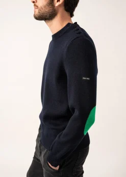 Saint James Sailor Jumpers|Sailor Jumpers*Cancale plain sailor jumper Marine/trefle