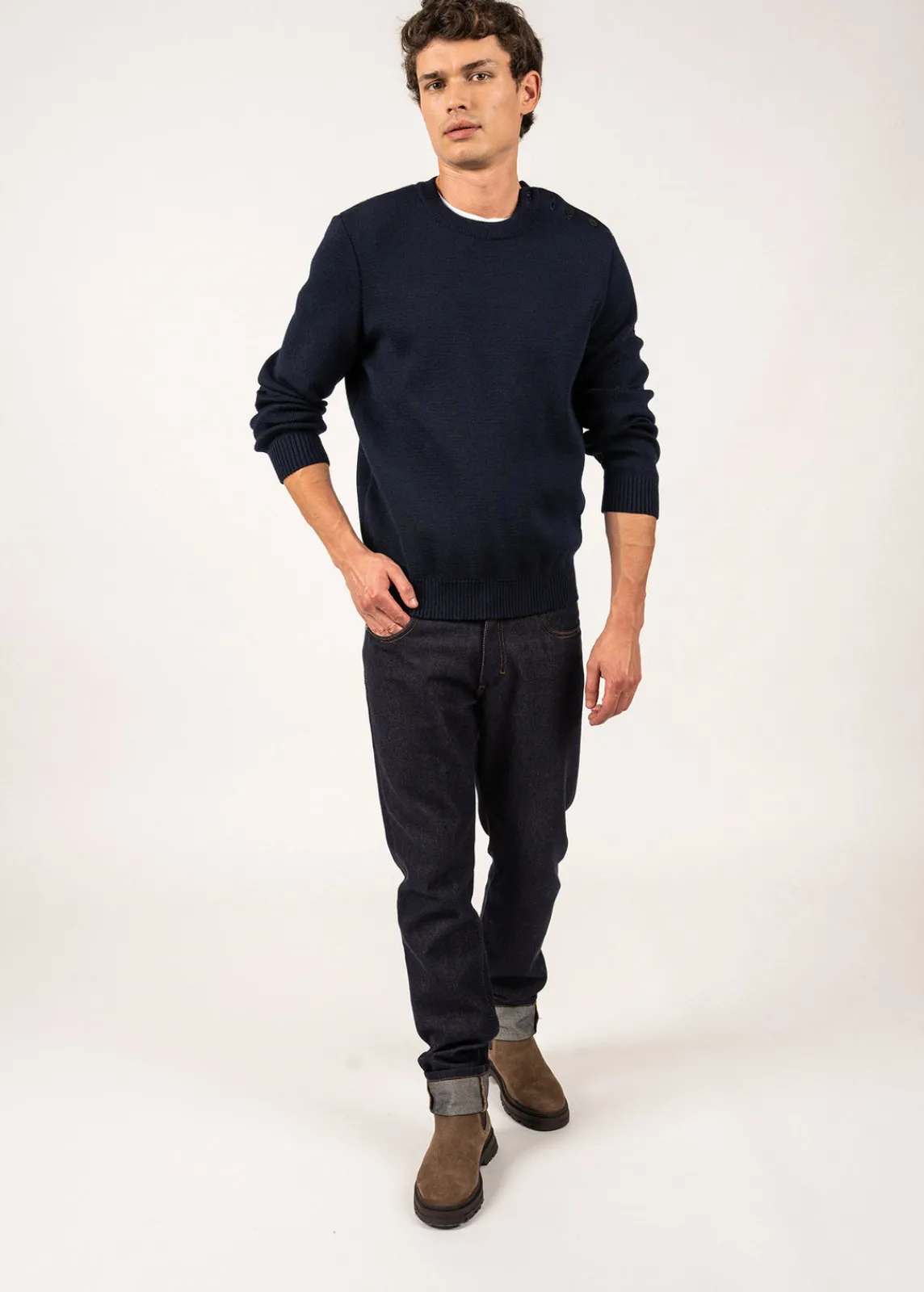Saint James Sailor Jumpers|Sailor Jumpers*Cancale sailor jumper Marine